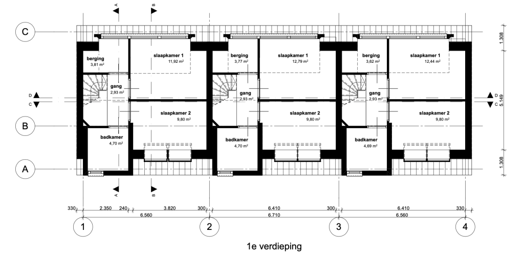 plattegrond nieuwbouw woningen Leidschendam Voorburg