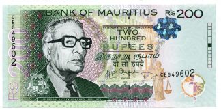 Mauritius - 200 Rupees 2013 - Pick 61b