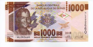 Guinea - 1'000 Francs 2018 - Pick 48c