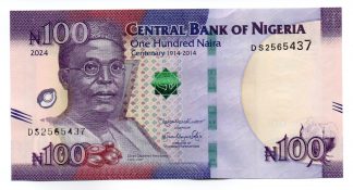 Nigeria - 100 Naira 2024 - Pick 41e