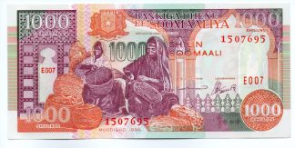 Somalia - 1'000 Shillings 1996 - Pick 37Be.1