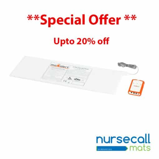 Nurse Call Bed Sensor Mat and Monitor Box of 5 Kits – SPECIAL OFFER