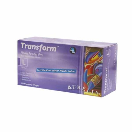 Aurelia Transform Nitrile Gloves – Powder Free – 100pk – Large