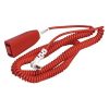 C-Tec Nursecall 800 Coiled Tail Call Lead 1.2-3.6m (4-12ft)