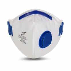 Premium P3 Cupped FFP3 Respirator with Foam Inner Seal and Exhalation Valve to the Front.