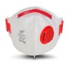 Premium P3 Cupped FFP3 Respirator with Foam Inner Seal and Exhalation Valve to the Front.
