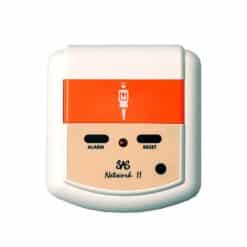 SAS NET204 Remote Input Call Point Alarm Call Facility (Magnetic Key Reset)