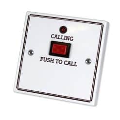 C-Tec Nursecall 800 Standard Call Push with Protruding Button, No Reset, No Remote