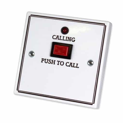 C-Tec Nursecall 800 Standard Call Push with Protruding Button, No Reset, No Remote