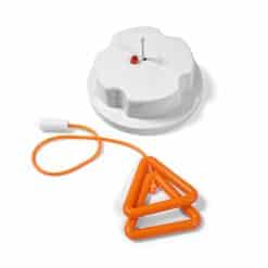 Orange Wipe Clean Pull Cord String & Triangle Set