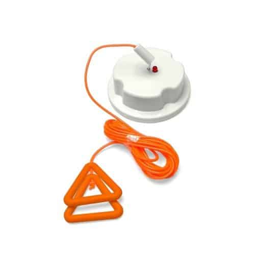 Nursecall Ceiling Pull Switch with Wipe Clean Cord & Re-assurance Light