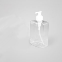 500ml Empty Pump Bottle – Clear – 10 pack