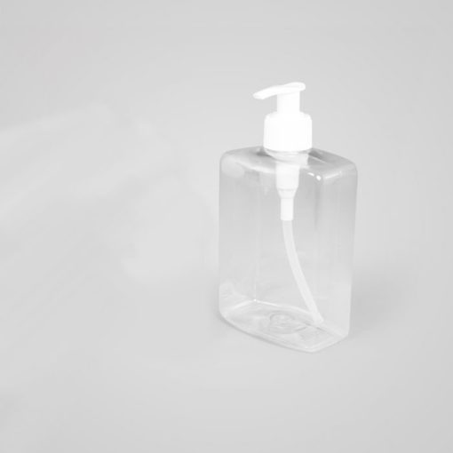 500ml Empty Pump Bottle – Clear – 10 pack