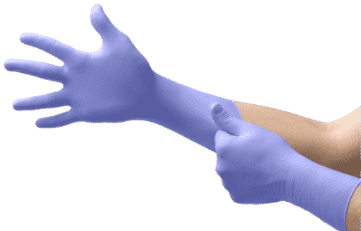Ansell Microflex 93-853 Long Cuff Nitrile Gloves – Powder Free – 50pk – Extra Large