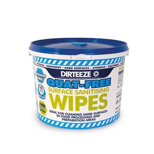 Dirteeze Surface Sanitising Wipes – Bucket 1000pk
