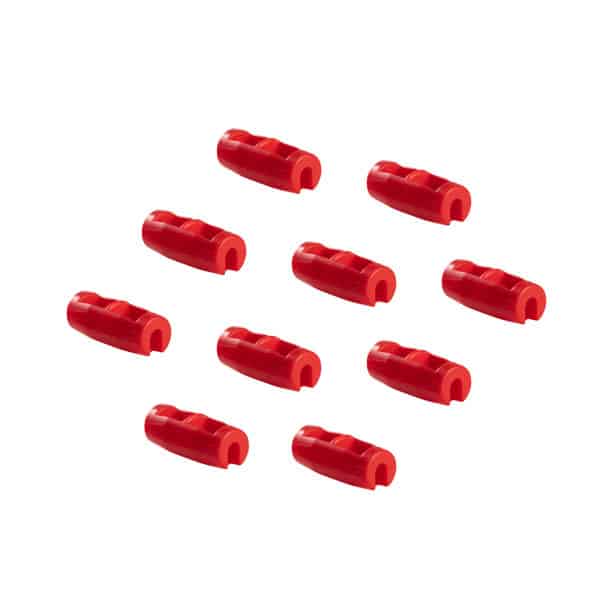 Red Pull Cord Connectors / Bullets For Pull Cord Systems Nursecall Mats