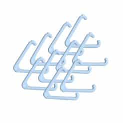 White Replacement Triangle for Alarm Pull Cord System – 10 Pack