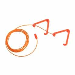 Anti Ligature, Antibacterial / Antimicrobial Pull Cord – Wipe Clean – 1.5m & 3m Options – Red / Orange / White