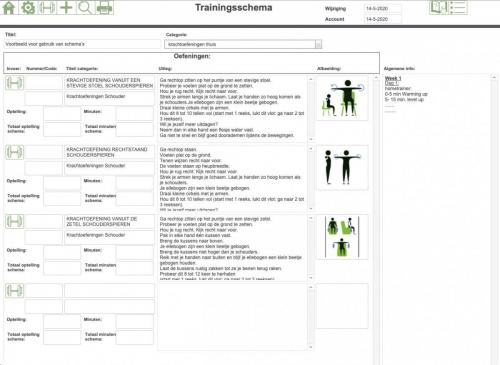 trainingsschema maken