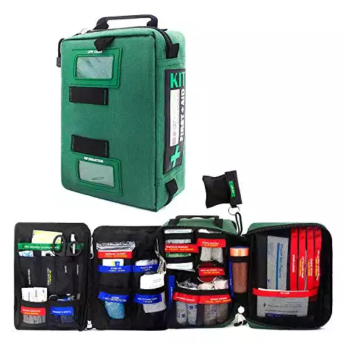 Kompakt första-hjälpen-väska, nödsituation, överlevnads- och traumakit