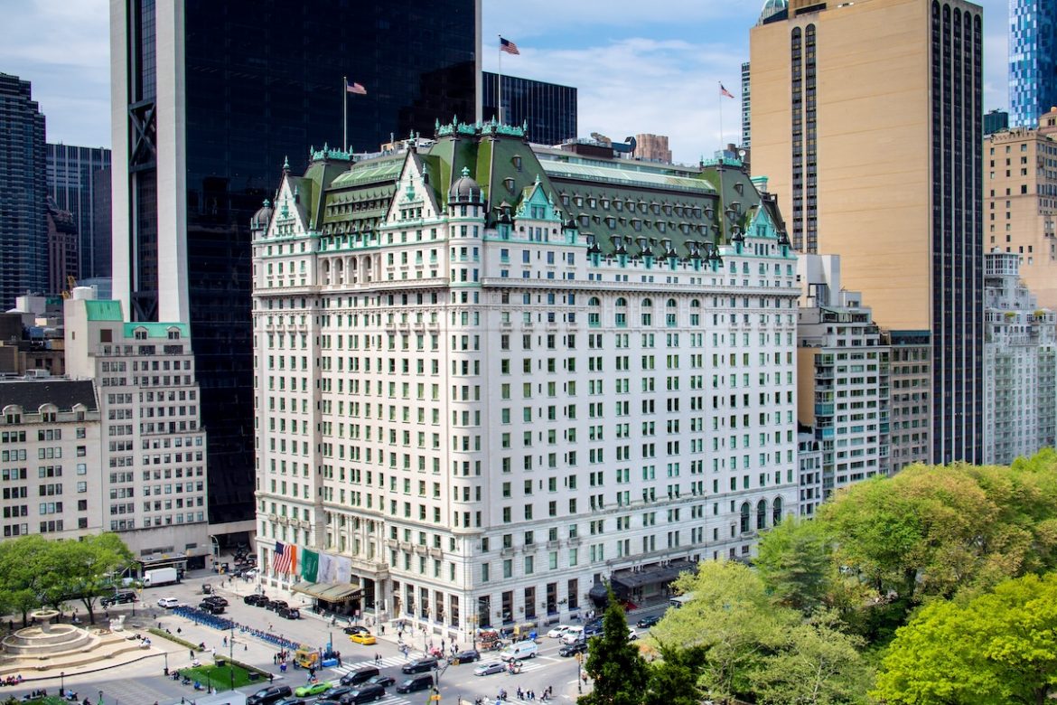 Penthouse på toppen av Plaza Hotel i New York
