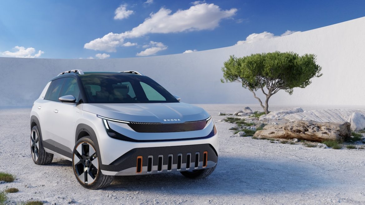 Škoda presenterar nya elektriska SUV:en Epiq