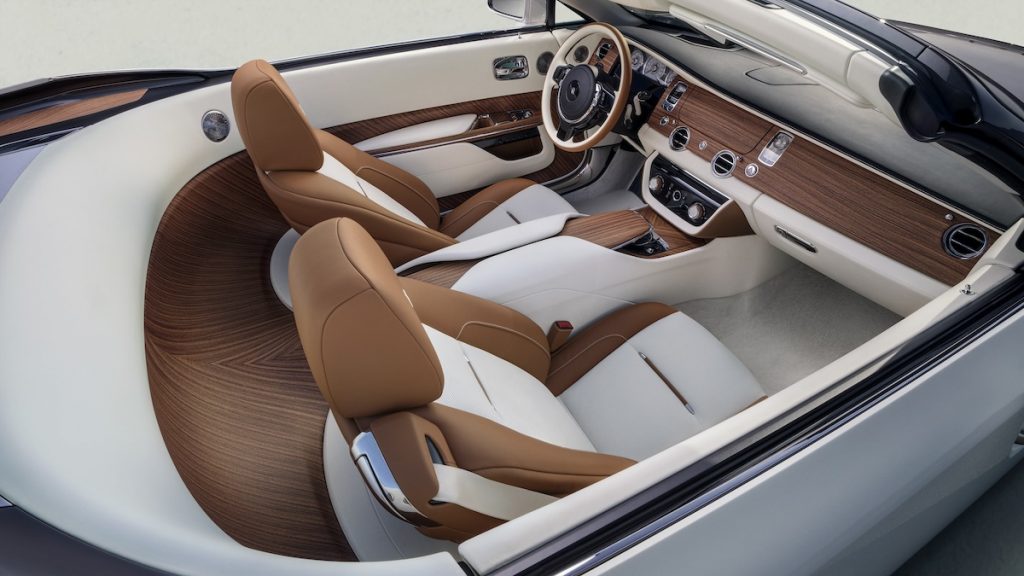 Rolls-Royce Arcadia DropTail lyxbil interiör