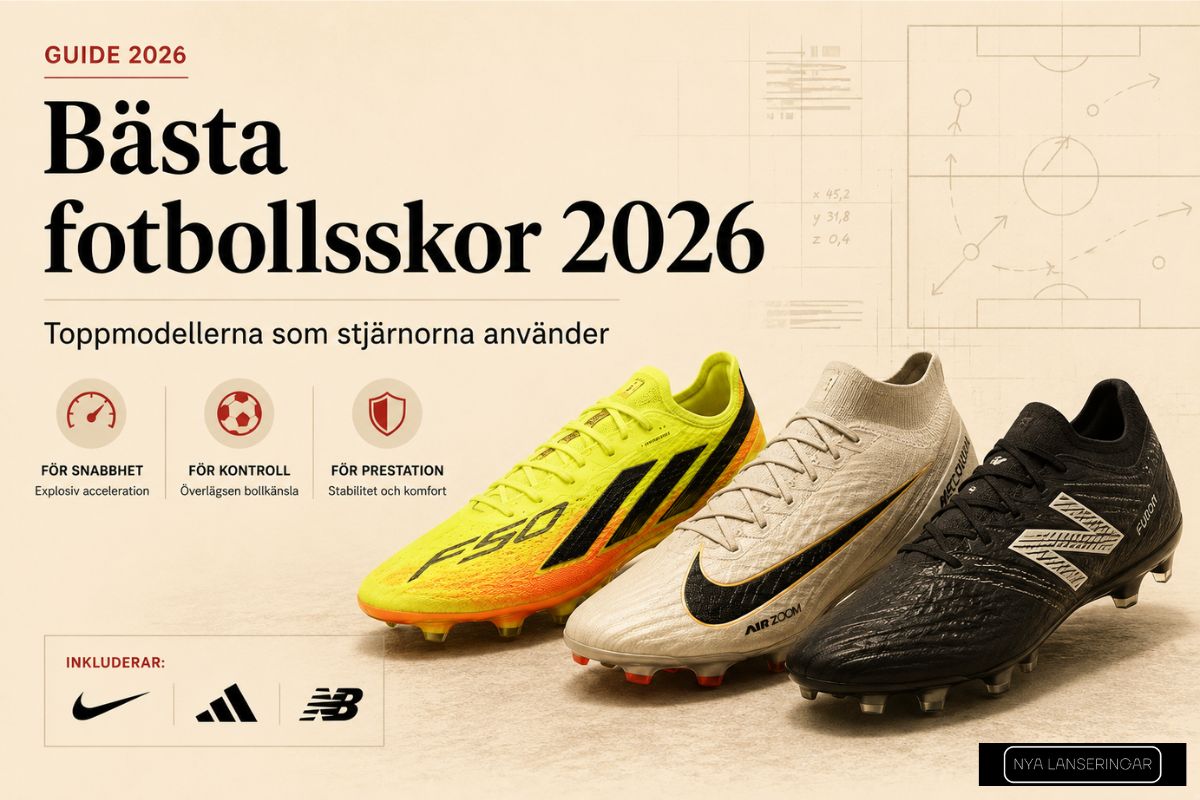 Bästa fotbollsskor 2026 – Här är alla de bästa modellerna just nu!