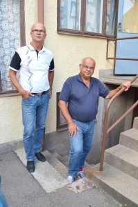 – Från och med oktober fortsätter vi vår verksamhet i källarvåningen i samma byggnad, säger Steffan och Magnus Andersson.