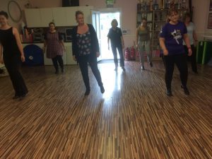 dancers in a class