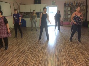 dancers in a class