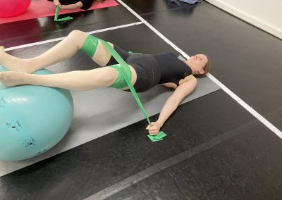 progressing ballet technique class