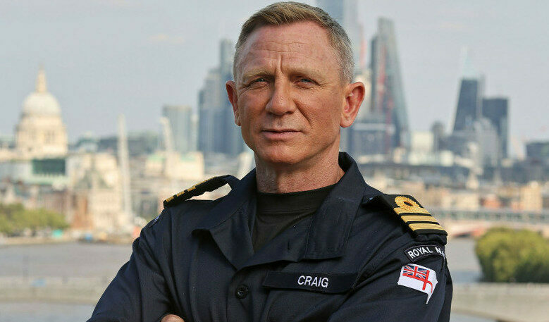 Daniel Craig har fått hedersutmärkelsen Royal Navy Commander