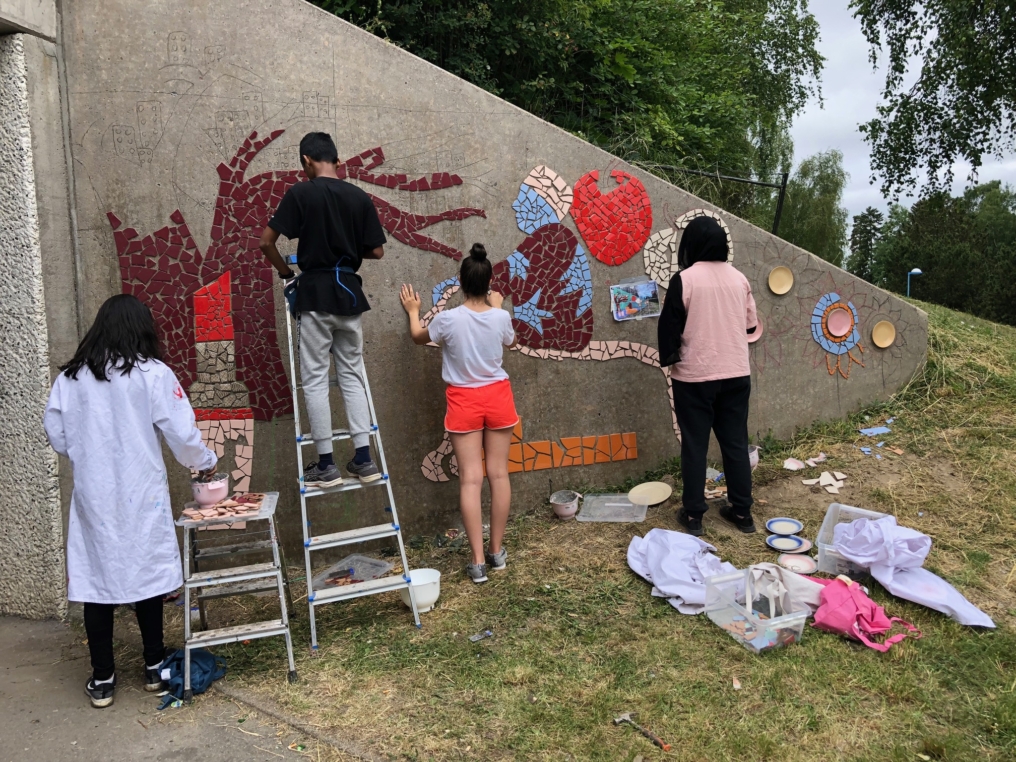 Mosaik på Svennebyången