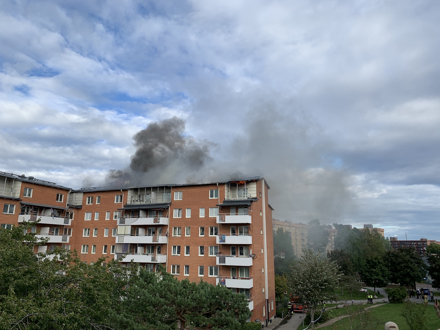 Brand Kuddbygränd Rinkeby