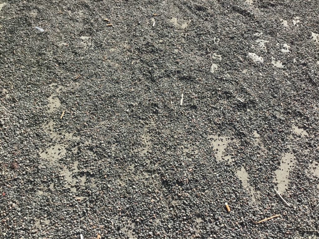 Närbild på grus
