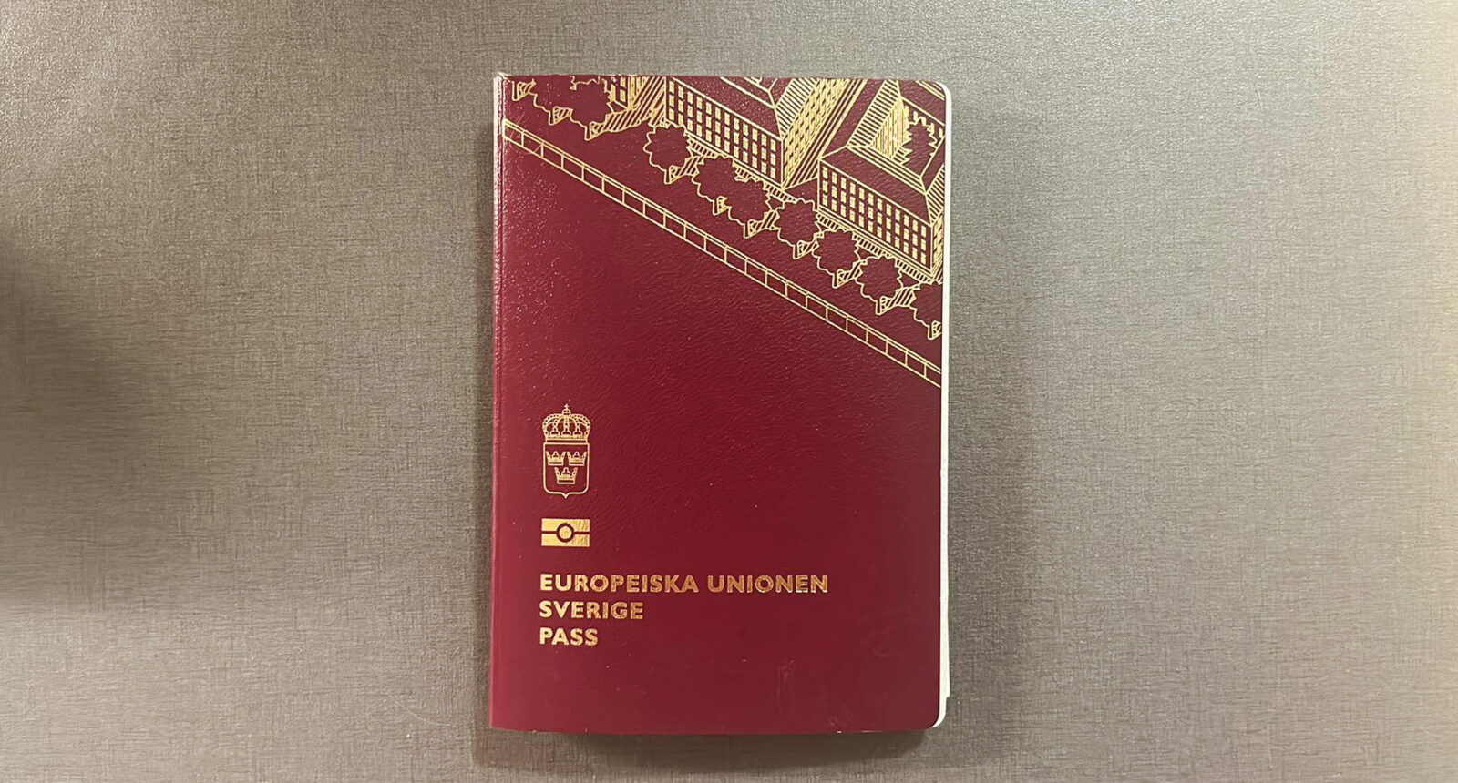 ett svenskt pass.