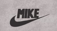 ordet mike skrivet som nikes logga