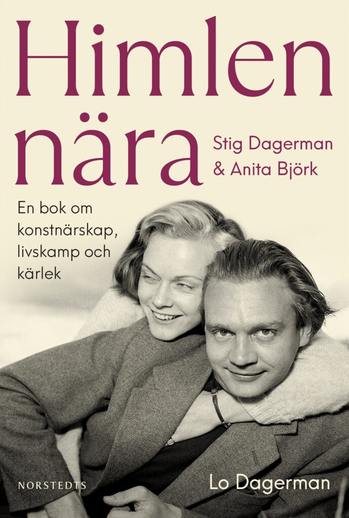 Bokomslag till Himlen Nära, om Stig Dagerman och Anita Björk.