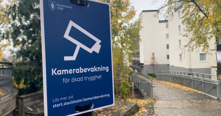 Kameraövervakning Stockholms stad Husby