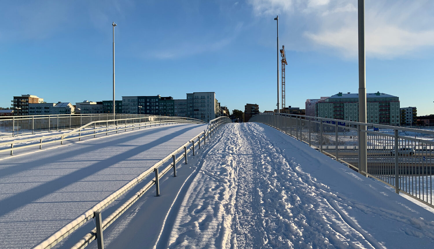 Rinkebybron ej snöröjd i vinter