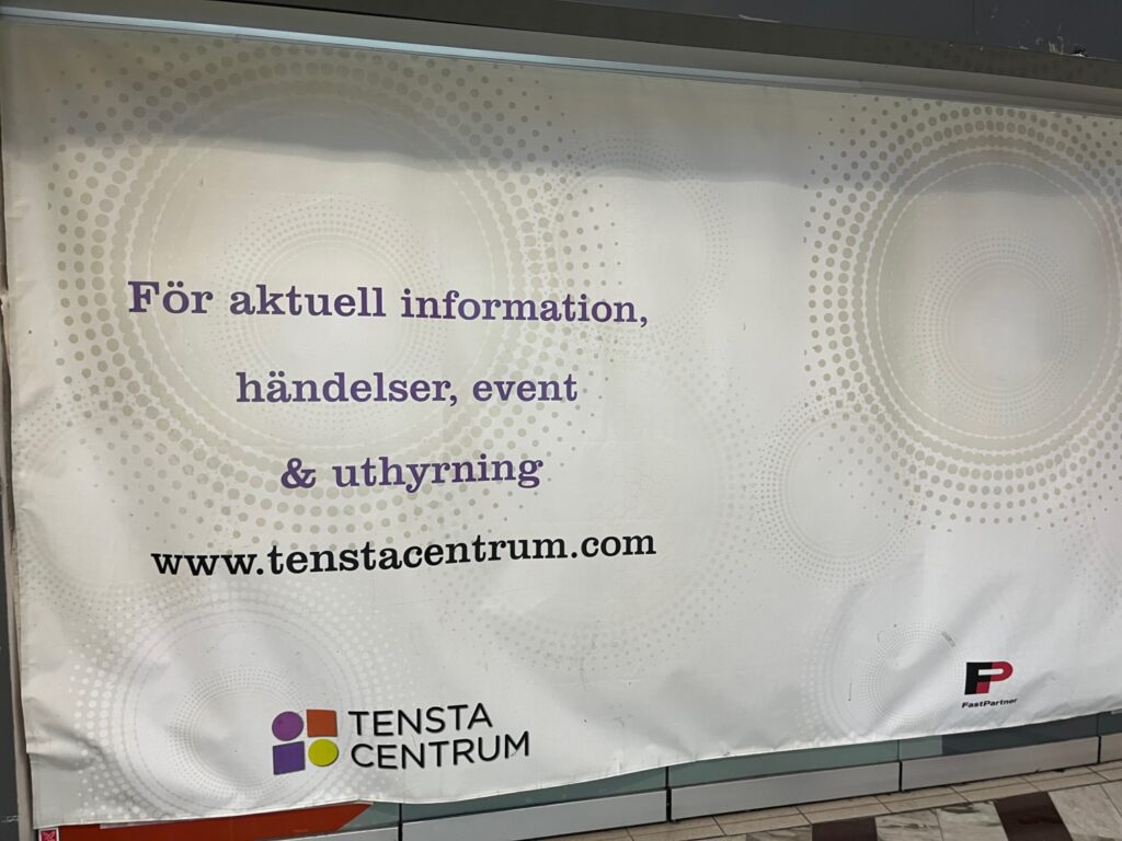 Tom lokal i Tensta Centrum.