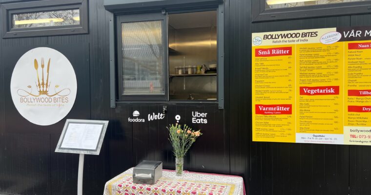 Foodtruck med försäljning av indisk mat