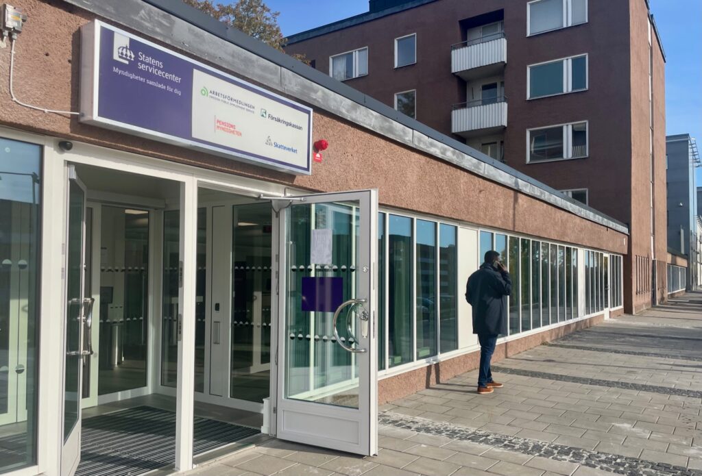 Statens servicecenter fotograferad utifrån.