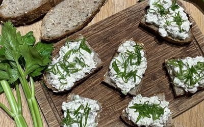 Bruschetta med torskerillette