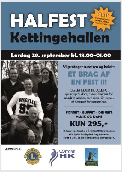 Halfest Kettingehallen 29/9-2018