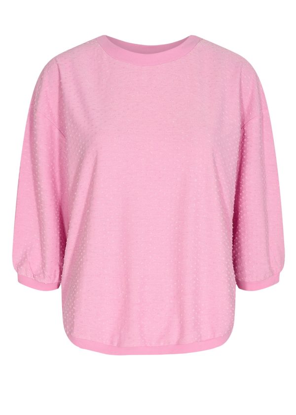 Nümph Nubrighed dobby blouse 702975 begonia pink packshot front