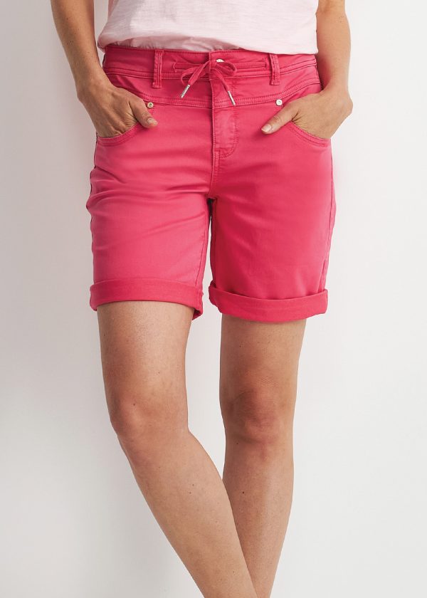 Red Button relax short jog colour regular raspberry SRB3991 front