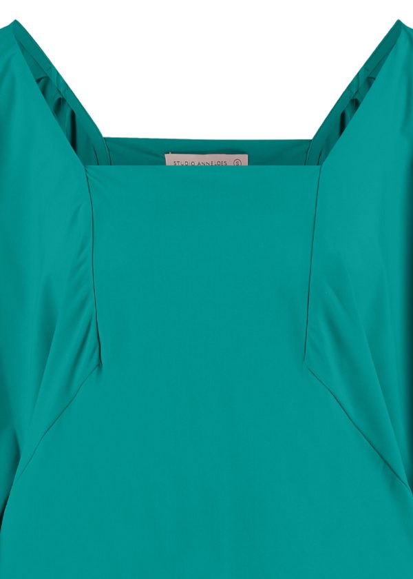 Studio Anneloes 08728-7301 Ylva Blouse emerald close uop