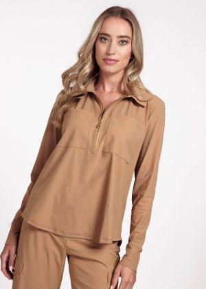 Studio Anneloes 09086-8400 Kimber zipper blouse model front